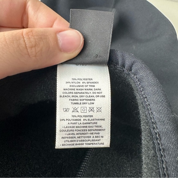 Patagonia Vintage Black Fleece Face Mask Cover Size Medium - Picture 4 of 5